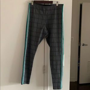 High waisted plaid leggings!